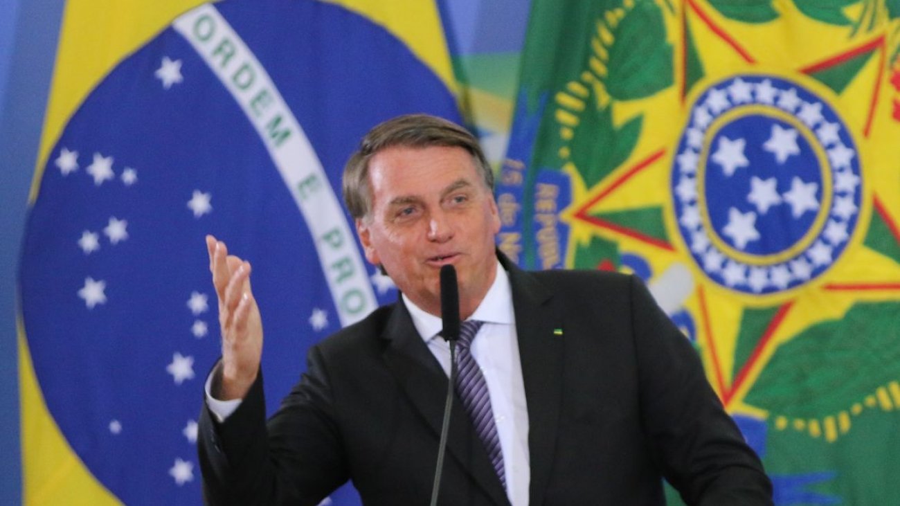 Presidente Jair Bolsonaro, participa de cerimônia de cumprimentos aos oficiais-generais promovidos.