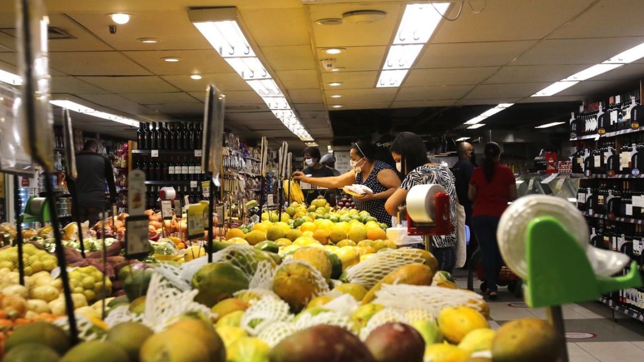 Supermercado na zona sul do Rio de Janeiro.