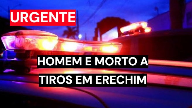 Local de homicídio em Erechim onde homem morreu baleado na Rua Estevan Gavenda
