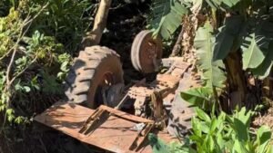 Homem fica gravemente ferido após trator cair em sanga em Concórdia