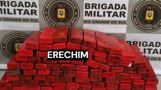 Adolescente apreendido por tráfico em Erechim durante operação da Brigada Militar