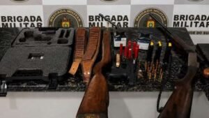 Brigada Militar prende dupla suspeita de disparos de arma de fogo em Itapuca