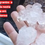 Chuva de granizo em Cruzaltense atinge comunidades do interior