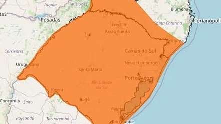 Ciclone extratropical provoca chuva e ventos fortes no Rio Grande do Sul
