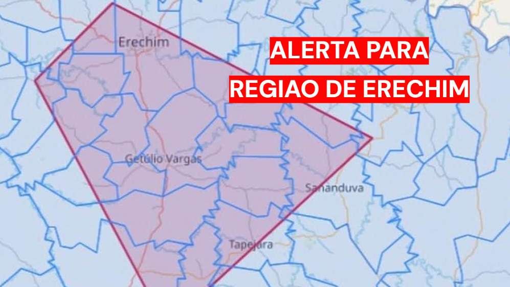Civil alerta Erechim para risco alto de destelhamentos durante período de instabilidade