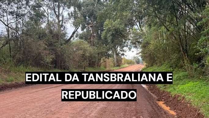Edital da Transbrasiliana é republicado pelo DNIT com licitação marcada