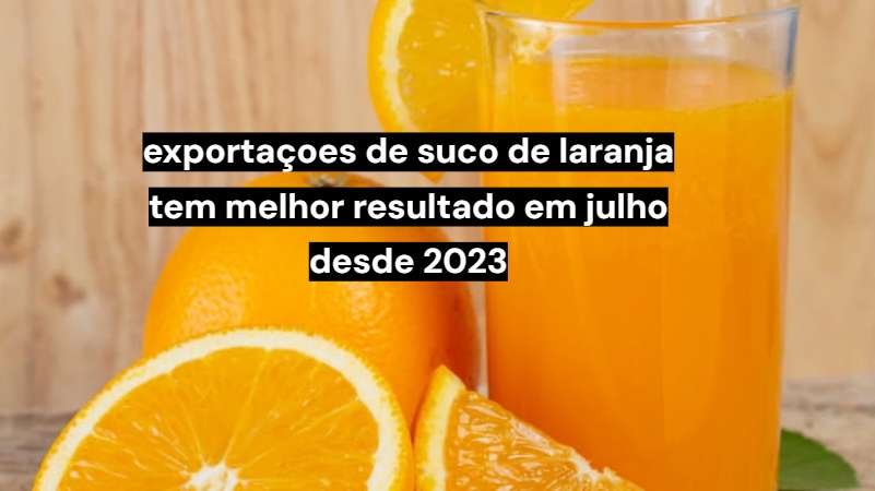 Exportações de suco de laranja avançam no início da temporada 2026/27