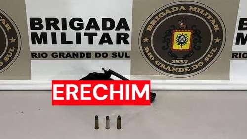 Homem é preso por porte ilegal de arma em Erechim