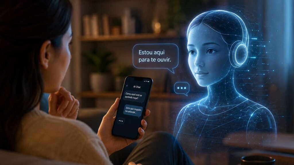 Inteligência artificial é usada como confidente pessoal por brasileiros