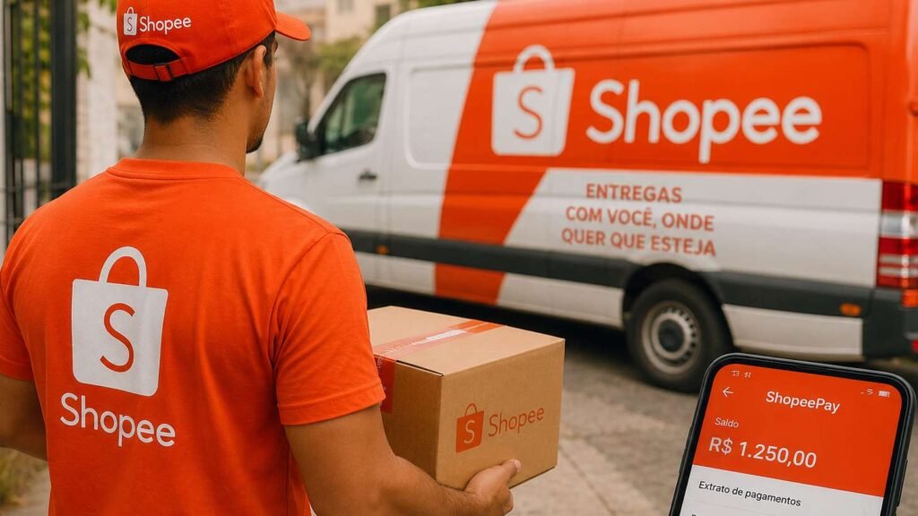 Quanto ganha um entregador da Shopee no Rio Grande do Sul realizando entregas