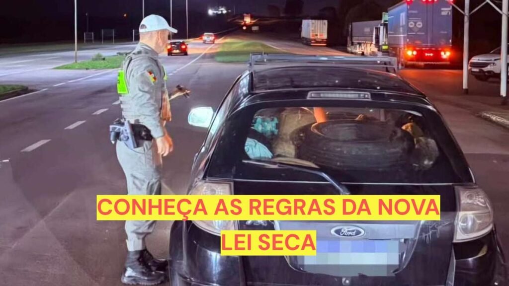Nova Lei Seca amplia fiscalização e prevê teste para drogas