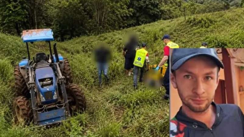 Jovem morre após acidente com máquina acoplada a trator em Serra Negra, São Paulo