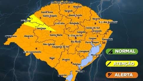 Tempestades retornam ao RS com risco de granizo e ventos fortes