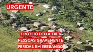 Tiroteio deixa três pessoas gravemente feridas em Erebango