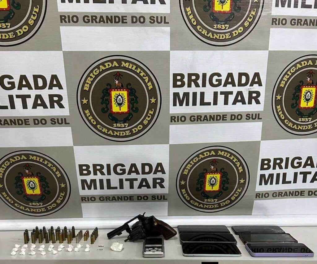 Homem é preso por tráfico de drogas e posse ilegal de arma em Erechim