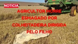 Agricultor morre atingido por colheitadeira durante colheita no Paraguai