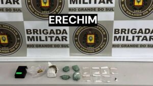 Adolescentes são apreendidos por tráfico de drogas em Erechim