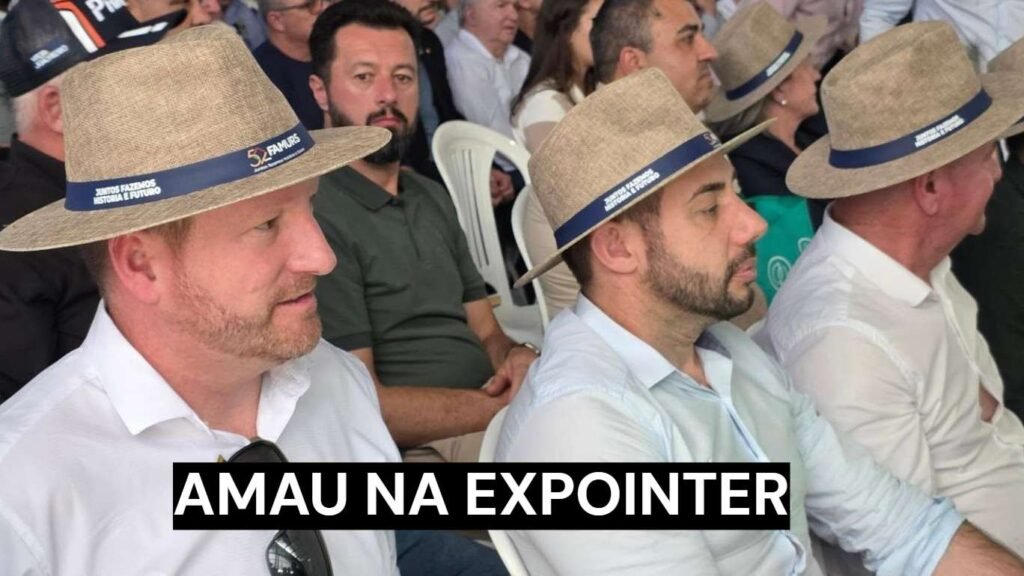 Representantes da AMAU participam da Expointer 2026