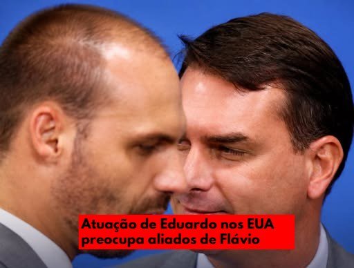 Pressão de Eduardo nos EUA preocupa aliados de Flávio Bolsonaro
