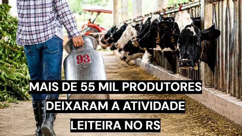 Produtor trabalhando na atividade leiteira em propriedade rural
