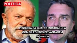 Lula abre 34 pontos de vantagem sobre Flávio em Pernambuco