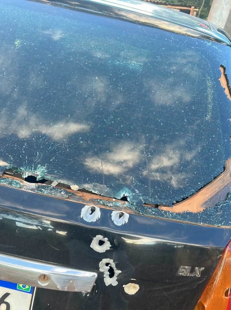 Mulher é baleada durante ataque na entrada da Aldeia Indígena Ventarra, em Erebango