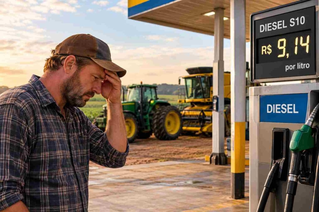 Diesel pode chegar a R$ 9,14 por litro sem prorrogação de subsídio