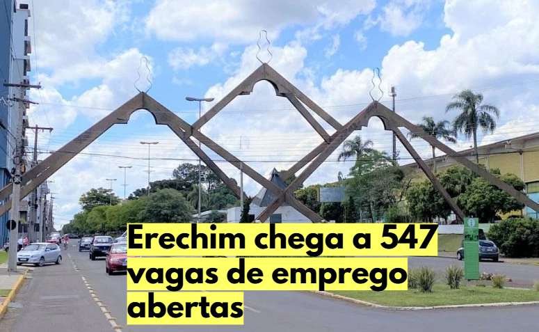 Sugestão: Fachada da Agência FGTAS/Sine de Erechim, onde candidatos podem consultar vagas de emprego.