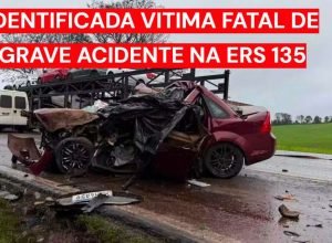 Acidente na ERS-135 entre Estação e Sertão envolveu quatro veículos