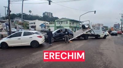 Acidente de trânsito no bairro São Cristóvão envolve dois veículos HB20