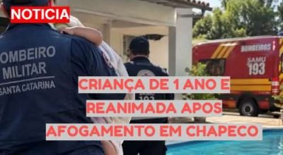 afogamento de criança em Chapecó