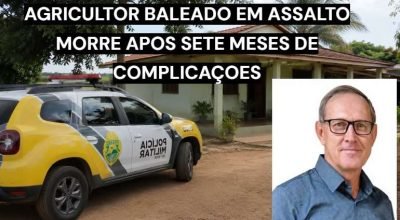 Agricultor baleado em assalto morreu após sete meses de complicações no Paraná