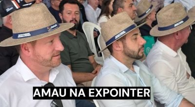Representantes da AMAU participam da Expointer 2026