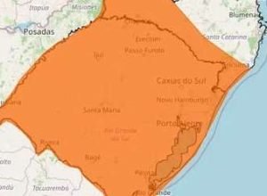 Ciclone extratropical provoca chuva e ventos fortes no Rio Grande do Sul