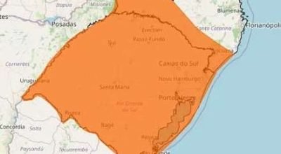 Ciclone extratropical provoca chuva e ventos fortes no Rio Grande do Sul