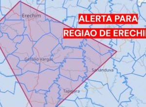 Civil alerta Erechim para risco alto de destelhamentos durante período de instabilidade