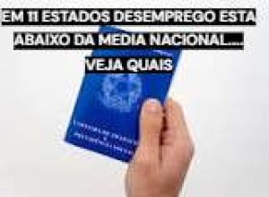 Trabalhadores e mercado de trabalho; desemprego abaixo da média nacional em 11 estados