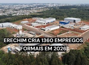 Erechim registra saldo positivo de empregos formais em julho de 2026