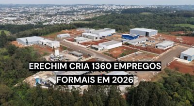 Erechim registra saldo positivo de empregos formais em julho de 2026