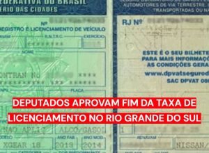 Assembleia Legislativa do RS aprova fim da taxa de licenciamento de veículos