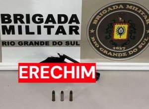 Homem é preso por porte ilegal de arma em Erechim