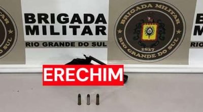 Homem é preso por porte ilegal de arma em Erechim