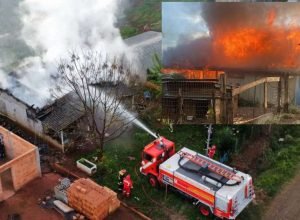Incêndio em residência mobilizou bombeiros em Barracão, no Norte do Rio Grande do Sul