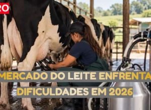 Setor leiteiro brasileiro enfrenta pressão de custos, importações e condições climáticas.
