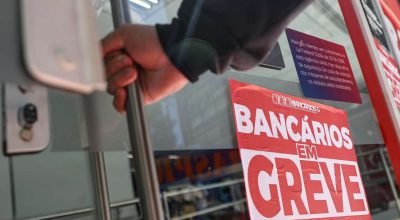 Bancários realizam paralisação de 24 horas nesta quinta-feira