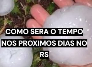 previsão do tempo no Rio Grande do Sul