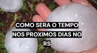 previsão do tempo no Rio Grande do Sul